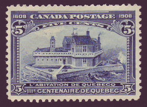 CA00992 Canada    Quebec Tercentenary Issue 1908 Unitrade # 99 VF MH