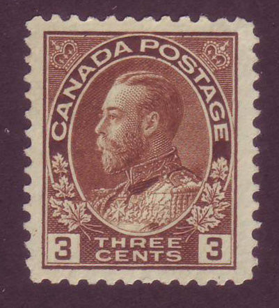 CA01081 Canada George V ''Admiral'' Issue 1911-1925. Unitrade # 108 VF MNH**