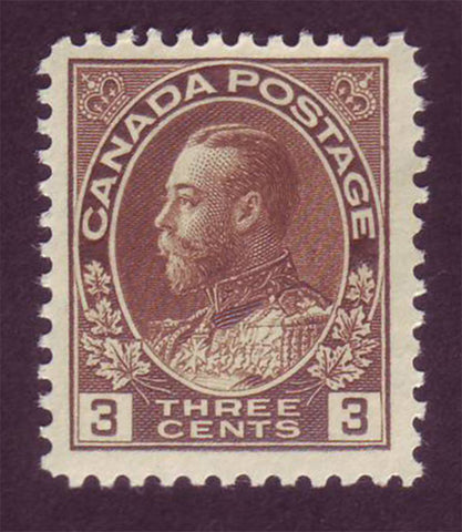 CA01082 Canada  George V "Admiral" Issue 1911-1925, Unitrade # 108 MH