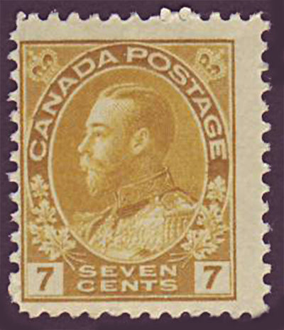 CA01131v1 Canada George V ''Admiral'' Issue 1911-1925. Unitrade # 113 F MNH**