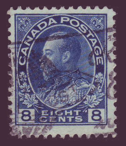 CA01155 Canada     George V "Admiral " Issue 1911-1925.  Unitrade # 115 VF Used