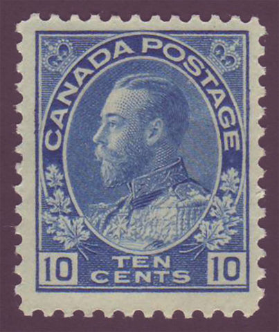 CA01172KT Canada       George V "Admiral " Issue 1911-1925      Unitrade # 117 F-VF MH