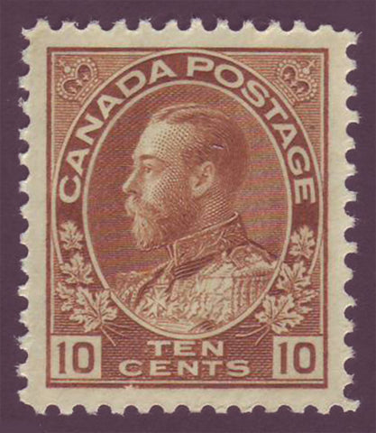 Canada    George V "Admiral " Issue 1911-1925. 10ct bistre brown.