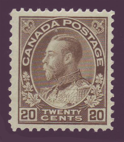 CA01191 Canada George V "Admiral " Issue 1911-1925 Unitrade # 119      F-VF MNH**