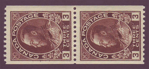 CA0134x21 Canada       George V "Admiral " Issue 1911-1925      Unitrade # 134 pair F-VF MNH**