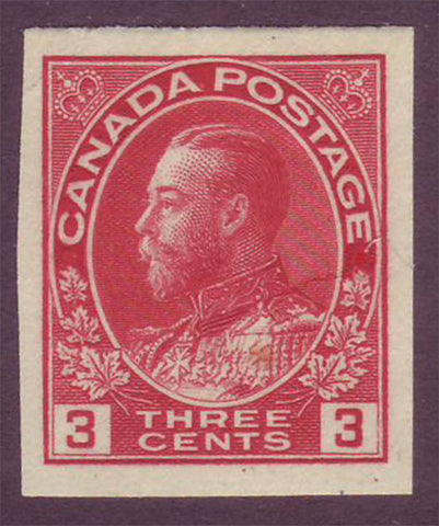 CA01382 Canada 
      George V "Admiral " Issue 1911-1925
      Unitrade # 138 VF MH 
        imperf.