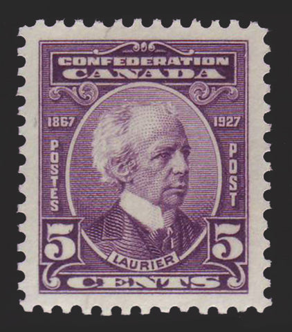 CA01441 Canada # 144 VF NH.    60th Anniversary of Confederation - Laurier  1927