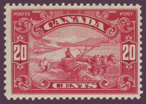Canada stamp showing farm scene 1929 and the wheat harvest.
