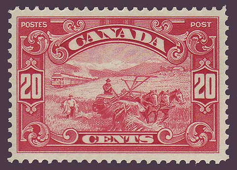 CA01572 Canada       King George V "Scroll" Issue 1928-29      Unitrade # 157 XF MH