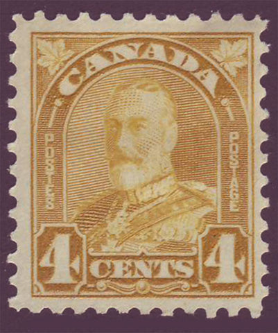 CA01681 Canada George V Arch/Leaf Issue 1930-31.       Unitrade # 168 F-VF MH