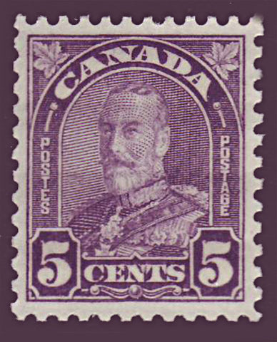 CA0169a Canada # 169a King George V "Arch" Issue 1923-31.  Unitrade  VF MH