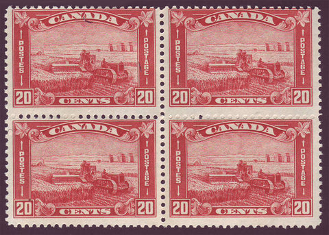 CA01751 Canada George V Arch/Leaf Issue 1930-31.       Unitrade # 175 F MNH** block of 4