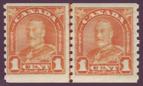 CA0178i1 Canada George V Arch/Leaf Issue 1930-31.    Unitrade # 178i F-VF MNH** line pair