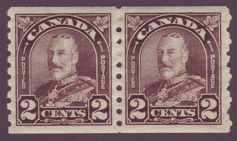 CA0182x21 Canada George V Arch/Leaf Issue 1930-31.    Unitrade # 182 XF MNH** pair