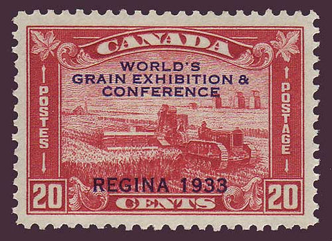 CA02031 Canada  Unitrade # 203 VF MNH. Regina 1933 overprint