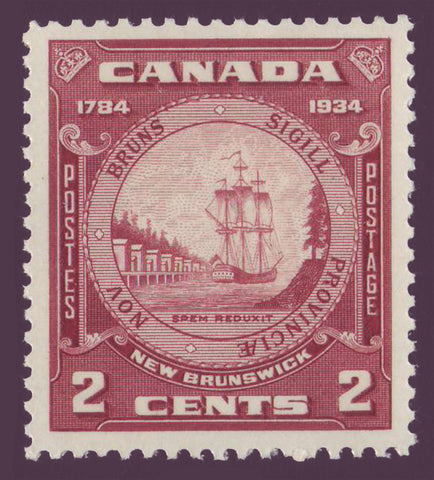 CA02101 Canada New Brunswick Seal 1934  Unitrade # 210 VF MNH**