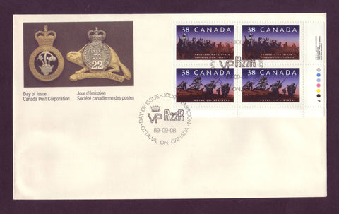 BAFDC # I250ii, Canadian Infantry Regiments - 1989