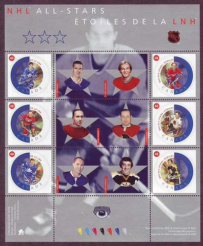 CA1935 Canada Scott # 1935, NHL Hockey All-Stars # 3 - 2002