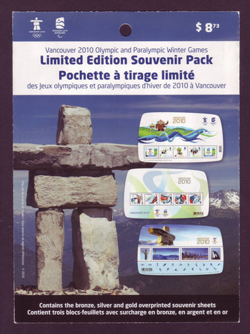 CA2366d Canada Scott # 2366d. Vancouver 2010 Souvenir Pack - 2009