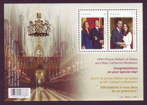 CA2465c Canada # 2465c,  Royal Wedding Overprinted 2011