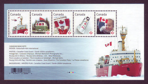 CA2498 Canada Scott #2498, Canada Pride Definitives - 2012