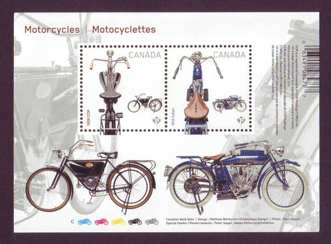 CA2646 Canada Scott # 2646, Motorcycles - 2013 from Northwind Stamps.