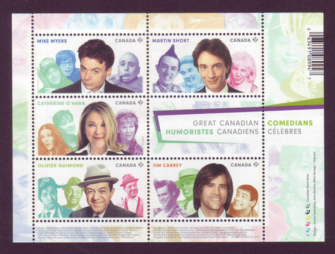 CA2772 Canada Scott # 2772  Great Canadian Comedians - 2014