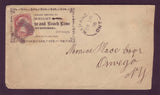 CA5003 Canada Small Queen on Business Letter to the USA - 1876