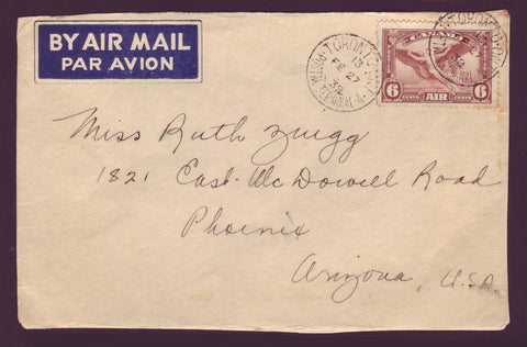 CA5028 Canada Air Mail Cover to U.S.A. - 1939