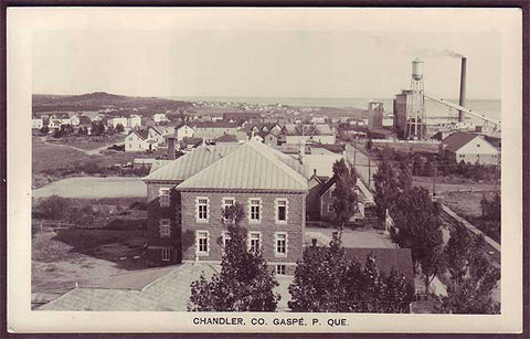 Chandler (Gaspé) Que. View of the Town ca. 1930.