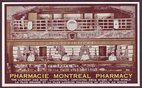 Pharmacie Montreal Pharmacy, Montreal, Que. ca. 1940