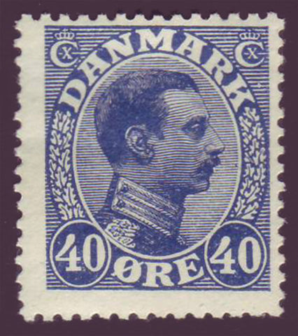DE01181 Denmark Scott # 118 F MNH**. Christian X 1913-28