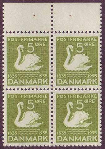 DE0246b1 Denmark Scott # 246b bklt. pane VF MNH**.  H.C. Andersen 1935