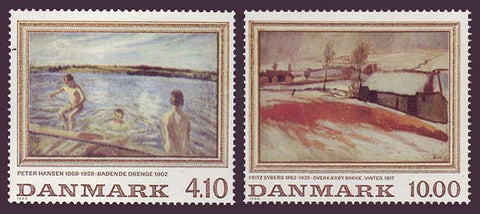 DE0863-64 Denmark Scott # 863-64 MNH, Art 1988