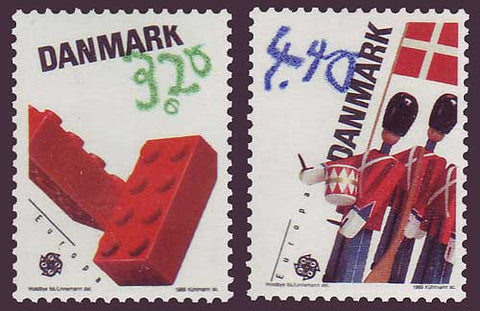 DE0871-721 Denmark Scott # 871-72 MNH, Children's Toys - Europa 1989