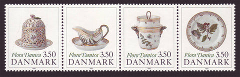 DE0919b Denmark Scott # 916-19 MNH, Antique Porcelain 1990