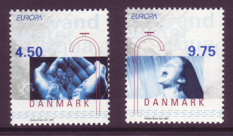 DE1202-03 Denmark Scott # 1202-03  MNH, Water - Europa - 2001
