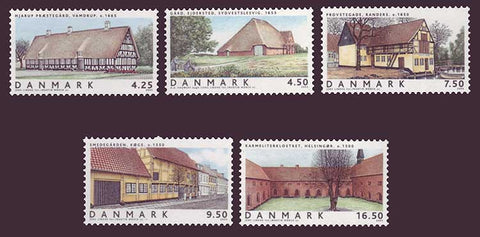 DE1317-211 Denmark Scott # 1317-21 MNH, Danish House Architecture 2005