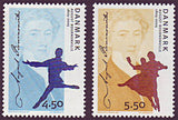 DE1328b1 Denmark Scott # 1328a VF MNH, Dance and Choreography 2005