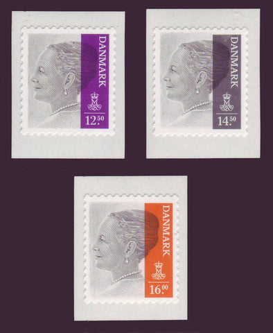 DE1619-201 Denmark Scott # 1619,20,35 MNH, Queen Margrethe Definitives 2013
