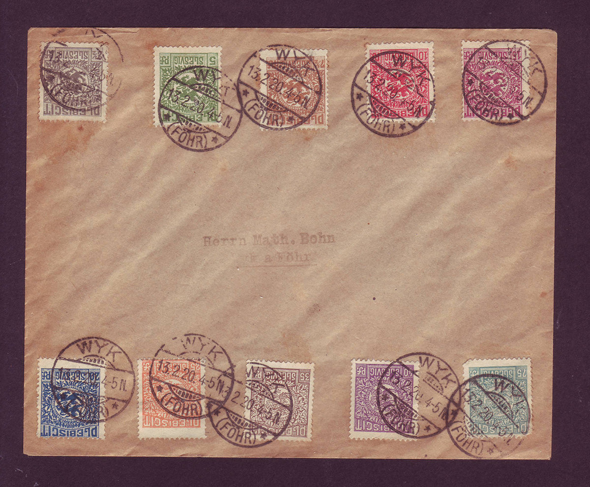 Timbres du Danemark cartes postales, entiers postaux