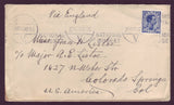 DE5024 Denmark Letter to USA 1925 with Christmas Seal