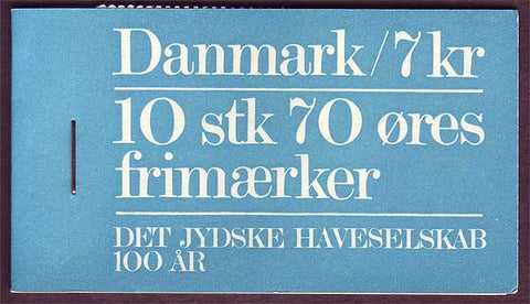 DE0521a Denmark Scott # 521a booklet MNH, Red Roses 1973