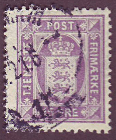 DEO23 Denmark Scott # O23 F-VF Used, Official Stamp 1919