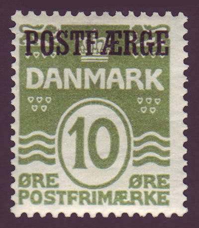 DEQ01 Denmark Scott # Q1 MH, Parcel Post 1922