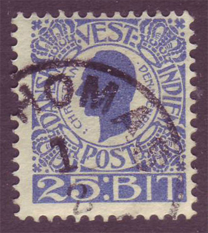 DWI355 Danish West Indies Scott # 34 MH