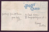 USVI5007 Picture Postcard, U.S. Virgin Islands to Austria 1926