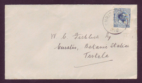 DWI5011 Danish West Indies Envelope to Tortola 1916
