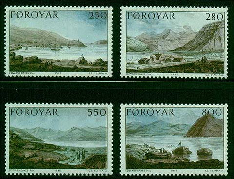 FA0121-241 Faroe Islands Scott # 121-24 VF MNH