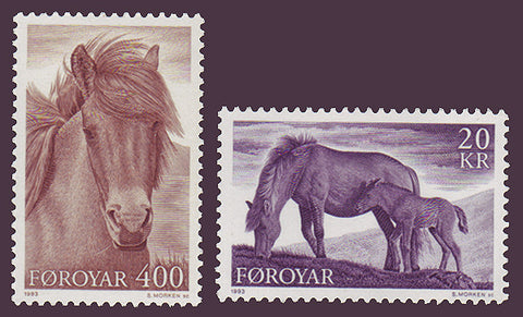 FA0254-551 Faroe Islands Scott # 254-55 VF MNH